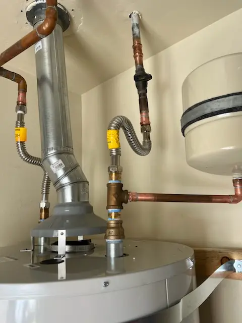 Water heater installation and plumbing repair in Carysville